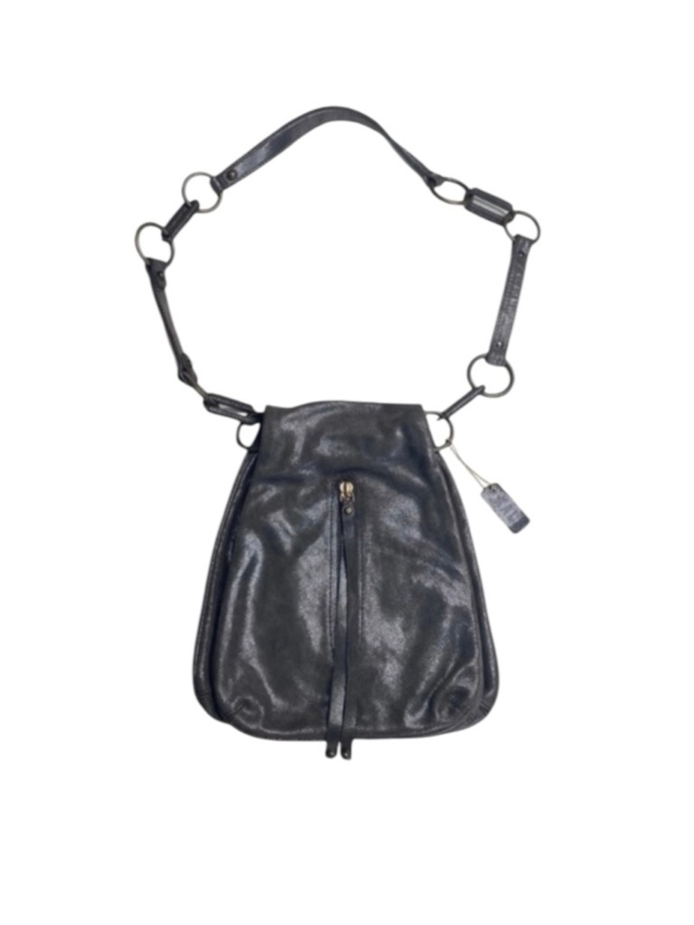 HTF: new Kale ༄ Diego Edgy Messenger Handbag Bag ༄ Mineral Metallic Leather ༄ - Picture 2 of 16